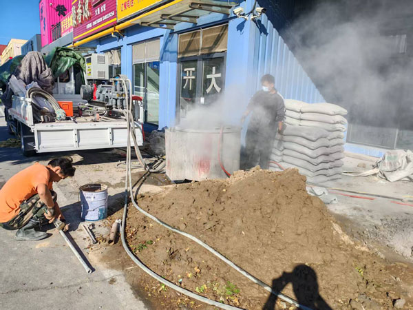 尖山顶管注浆加固